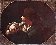 PIAZZETTA, Giovanni Battista Shepherd Boy ag USA oil painting artist